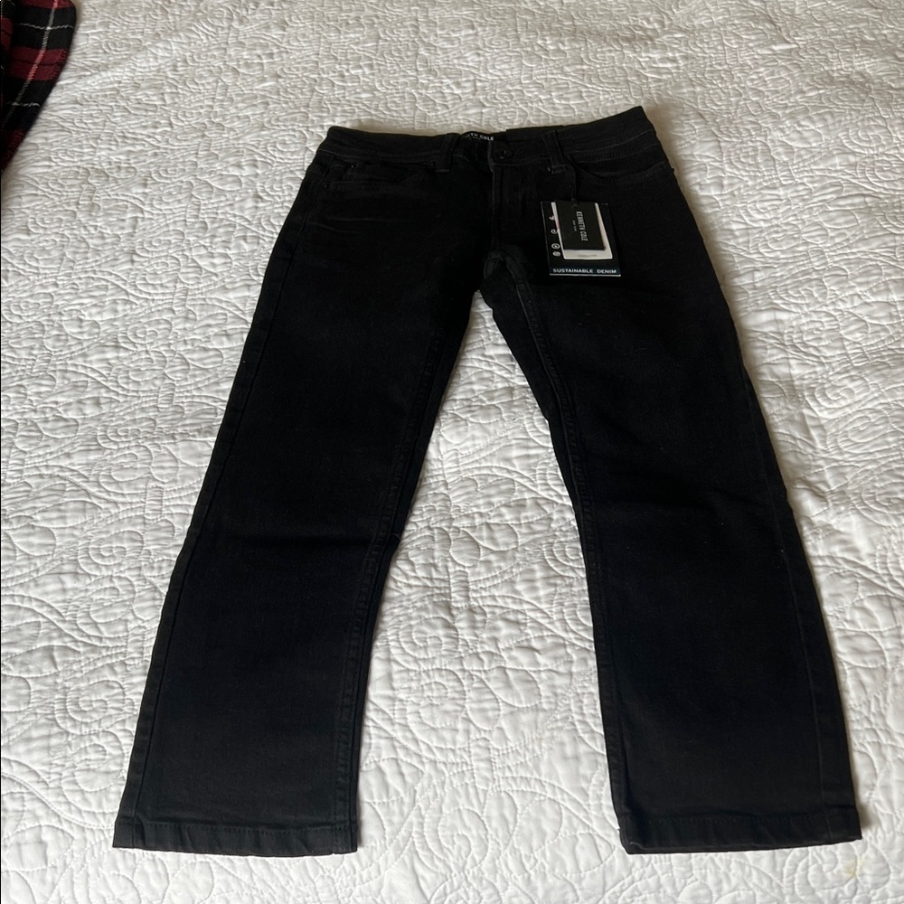 Kenneth Cole boys black Slim Jeans